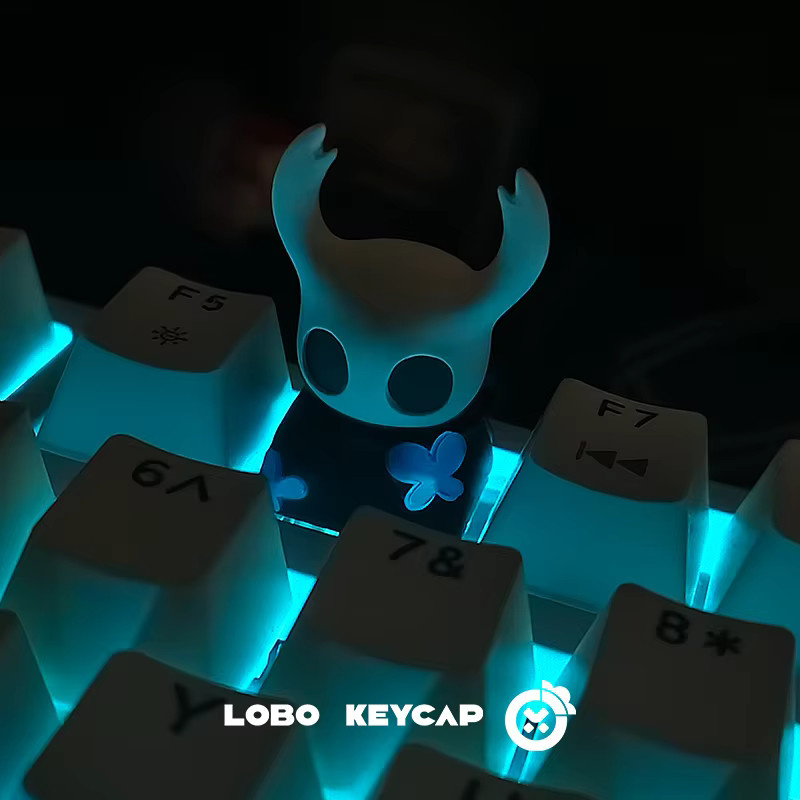 The Hollow Knight Tastenkappe für mechanische Tastaturen, transparentes Kunstharz, ESC-Taste, Anime Design - Bild 4