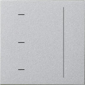 Gira Touchaufsatz S3000 F Switch in Silber - Bild 1