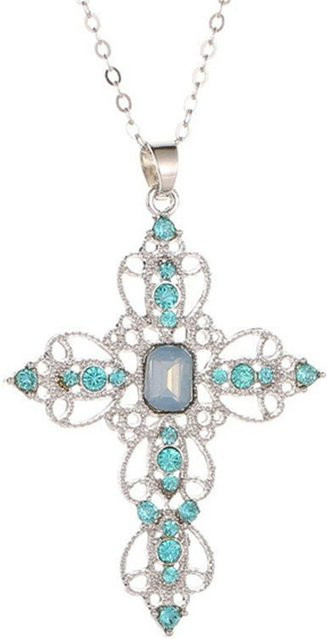 Lucky Star Jewelry Halskette, Messing, Bunt, Kristall, Damen - Bild 1