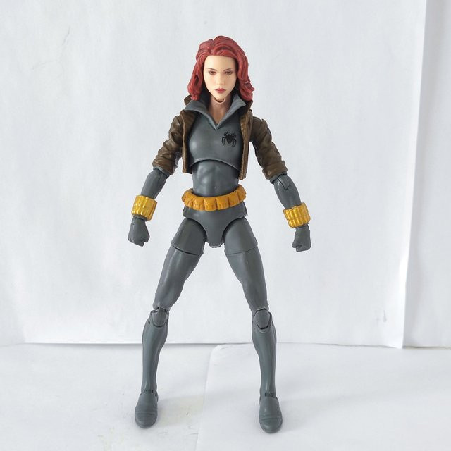 Marvel Legends Black Widow Grauer Anzug Retro Infinity Saga Version, Actionfigur - Bild 1