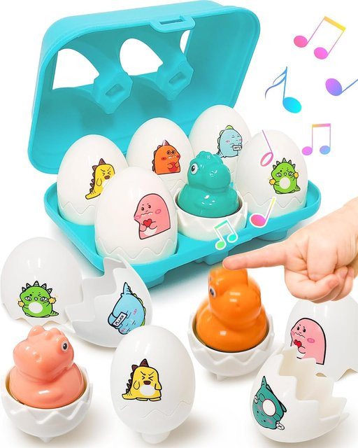 Kidsly Montessori 3D Eier Puzzle, Lernspielzeug, ab 3 Jahren - Bild 1