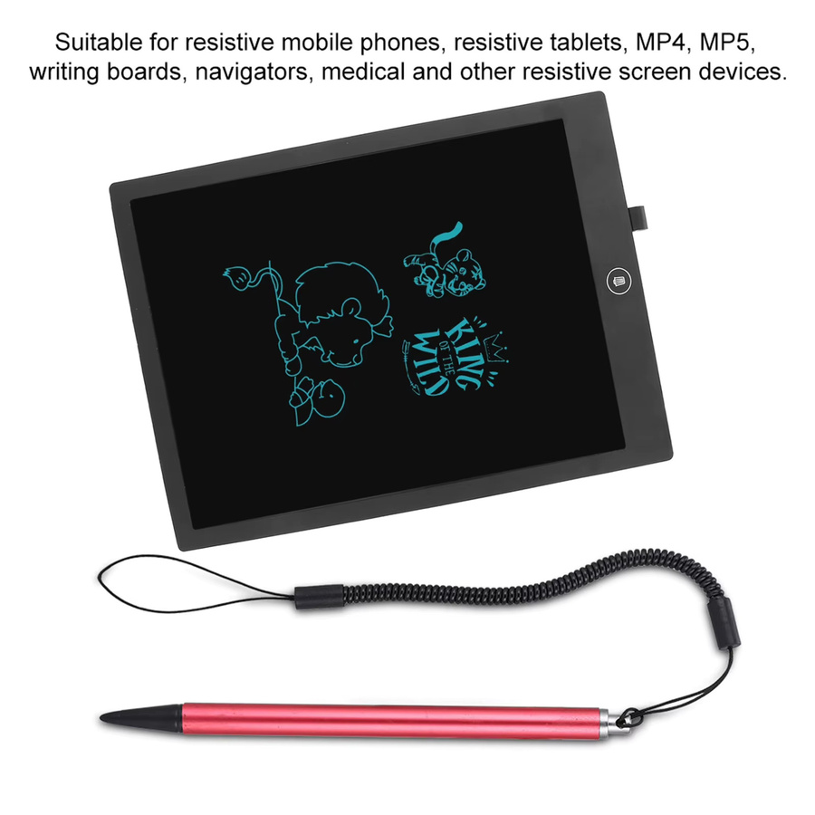 Qiilu Resistiver Touchscreen-Stylus mit Anti-Verlust-Federkordel für POS-, PDA-, GPS- und Industriegeräte - Bild 3