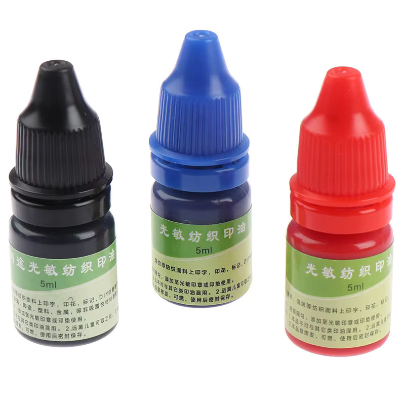 Wasserdichte Textilfarbe für Namensstempel auf Kleidung, 5 ml, Mehrfarbig - Bild 5