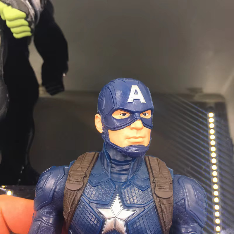 Hot Toys Marvel Hulk Captain America, Puppe Figur, 12-Zoll, gelenk beweglich - Bild 2