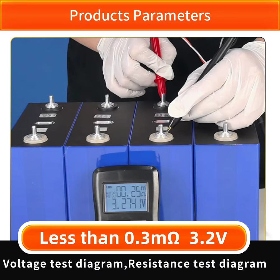 Fullfutura LiFePO4 Akku 3,2V 360Ah Grade A Lithium-Eisenphosphat-Zellen für DIY 12V 24V 48V Systeme in Blau - Bild 4