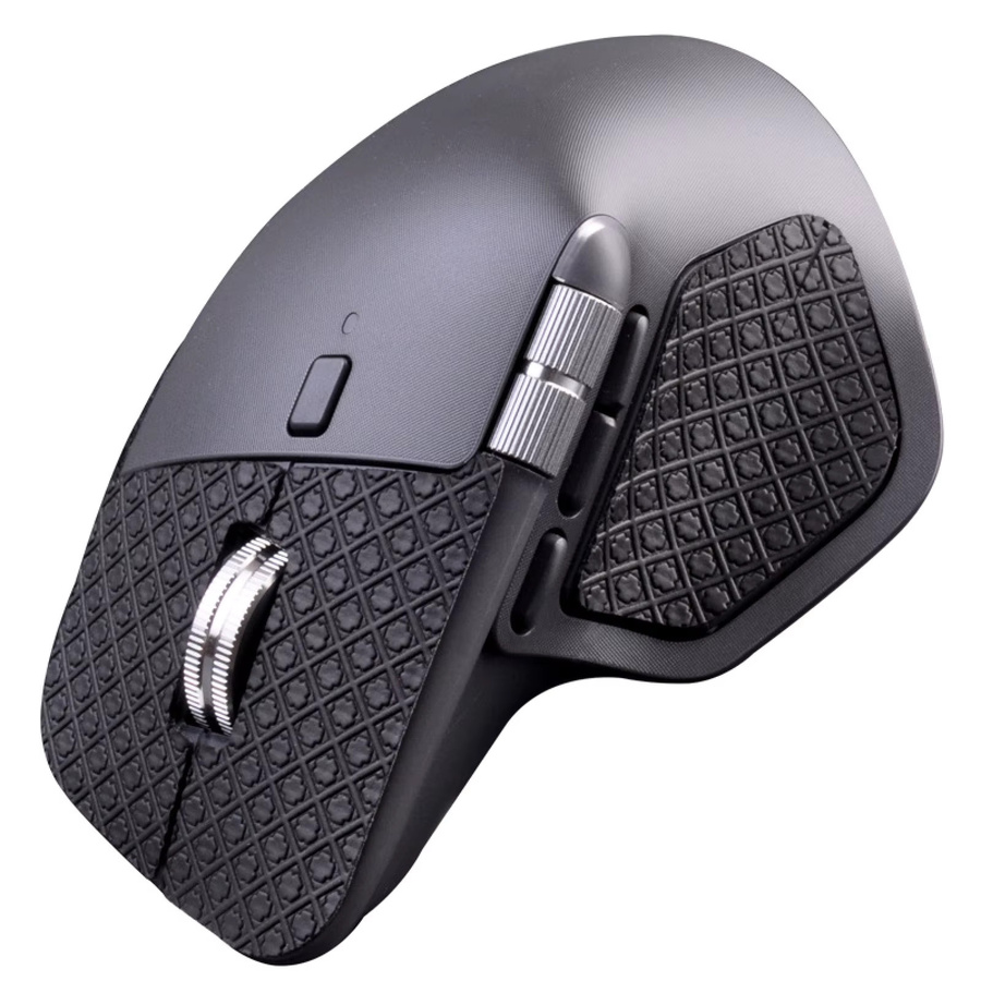 Rutschfestes Griffband in Eidechsenhaut-Optik für Logitech MX Master 4, handgefertigter Aufkleber in Weiß - Bild 4