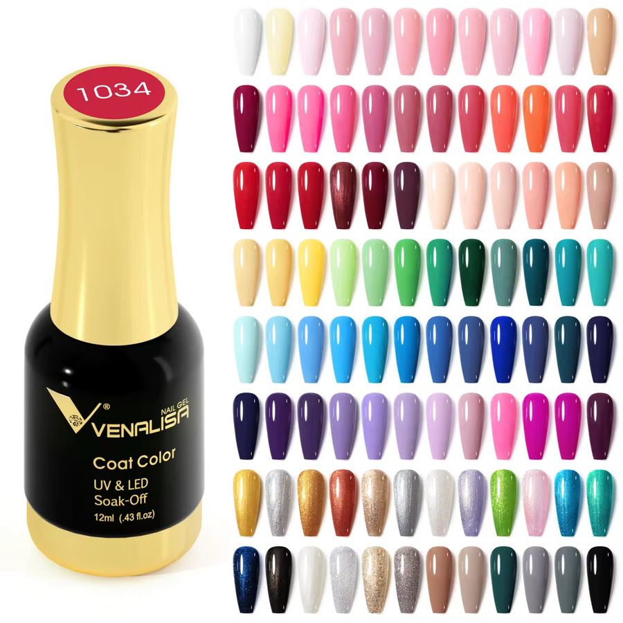 VENALISA #1004 Jelly Pink Nude Nagellack Gel, Schimmernd - Bild 2
