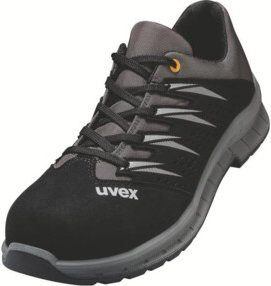 Uvex Halbschuhe 2 trend S1 in Schwarz Grau Größe 35 Weite 12 - Bild 1