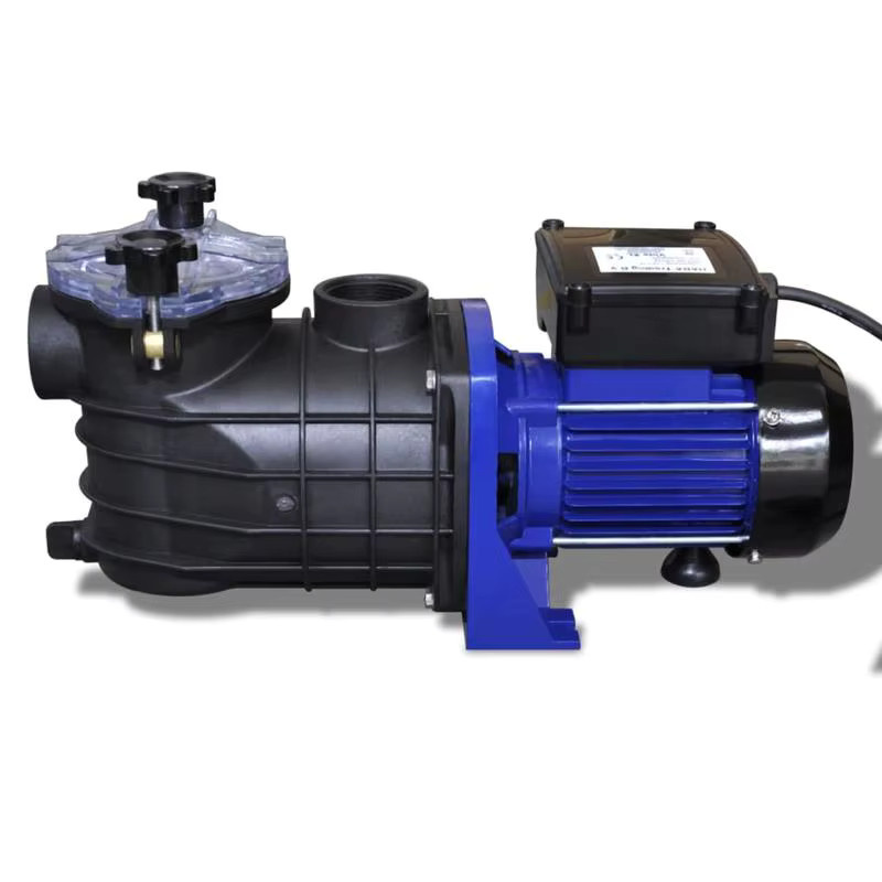 Elektrische Poolpumpe 500 W in Blau für Garten und Hinterhof - Bild 2