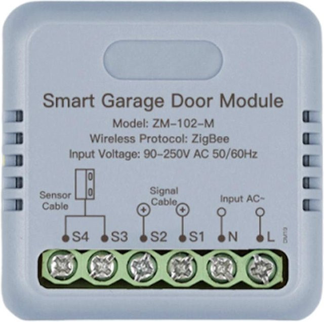 Koogeelife Intelligenter Garagentor Zigbee 3.0 Controller mit Sprachsteuerung und App-Fernbedienung, Grau - Bild 1