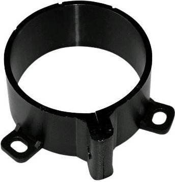 FTCAP NRS 50 Elko-Befestigungsschelle mit Schraubanschluss aus Nylon in Schwarz, Durchmesser: 50 mm, Länge: 74 mm - Bild 1
