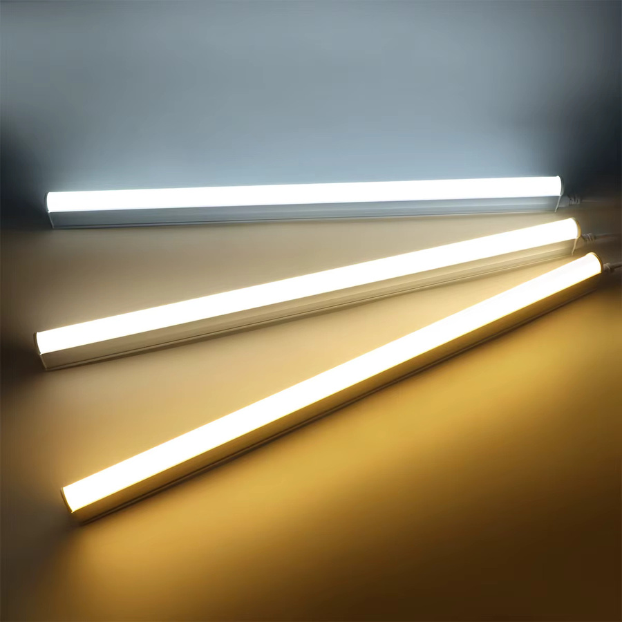 Guillermo LED-Lichtleiste T8 Aluminium-Lampenröhre mit EU-Steckerschalter 25 W 50 cm - Bild 2