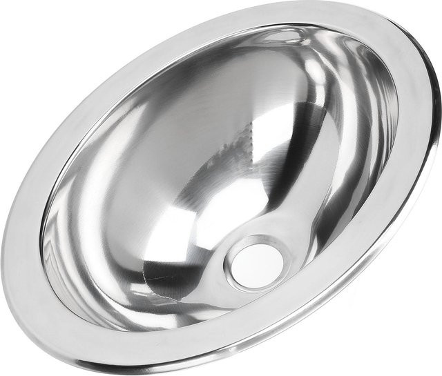 KaiSai Barspüle aus Edelstahl in Grau mit 40mm Abflussloch, B/H/T: 34,0 x 27,0 x 12,0 cm - Bild 1