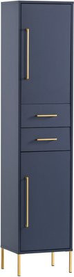 Schildmeyer Hochschrank Kent in Nachtblau, B/H: 40,5 x 184,3 cm - Bild 1