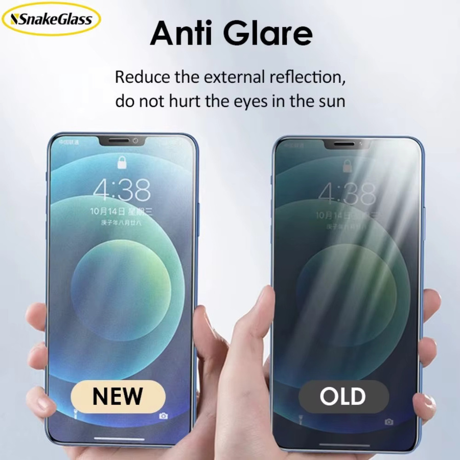 ZMZE Mattes Displayschutz Glas für iPhone 11 bis iPhone 17 Pro Max und XS Max XR Anti-Fingerabdruck - Bild 3