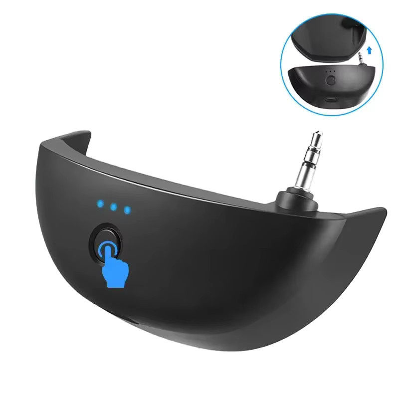 W1 Bluetooth-Adapter für die WK-Serie zur kabellosen Nutzung von kabelgebundenen Kopfhörern in Schwarz - Bild 1