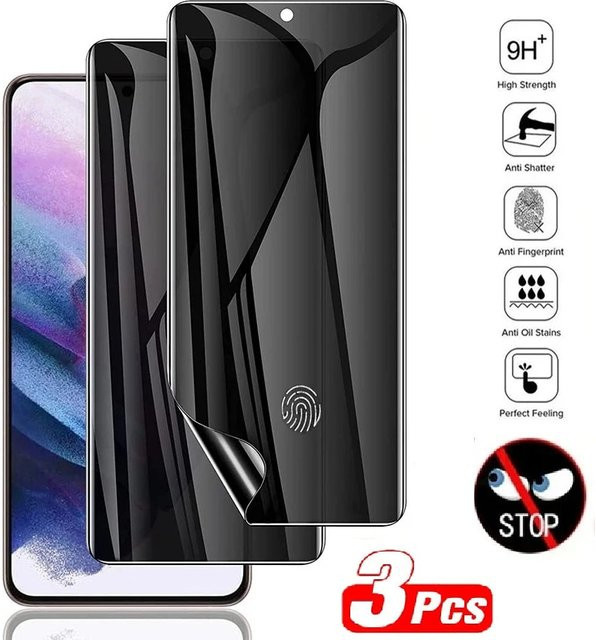 3er-Pack Hydrogel-Schutzfolien für Xiaomi Redmi Note 13 4G und Redmi Note 13 Pro 5G, transparent - Bild 1