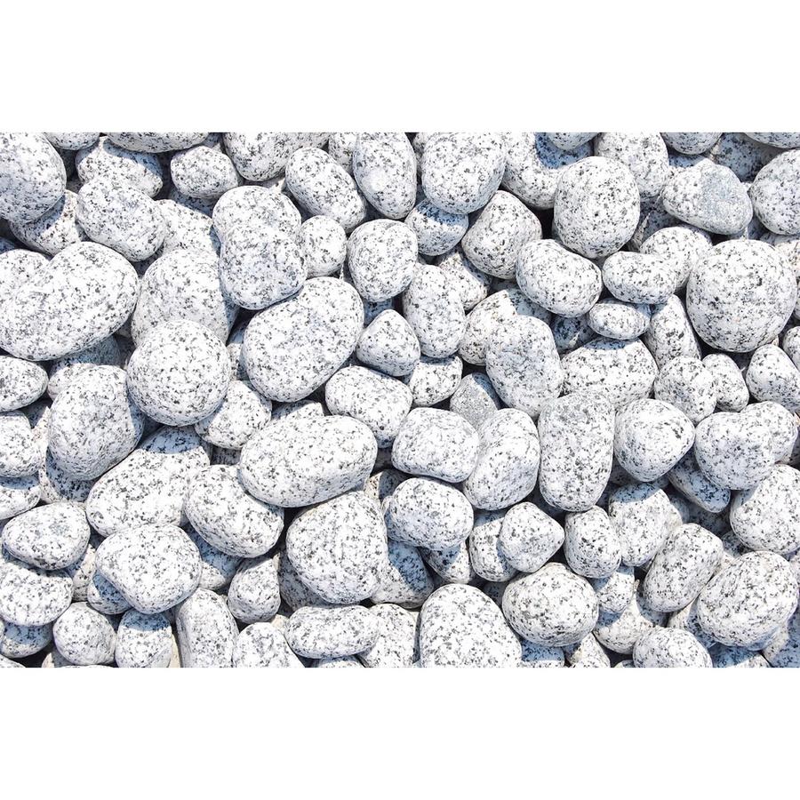 Scherf Granitzierkiesel Salz-Pfeffer in Grau und Weiß, grober Zierkies als Dekosteine für den Garten, 1000 kg Big-Bag - Bild 2