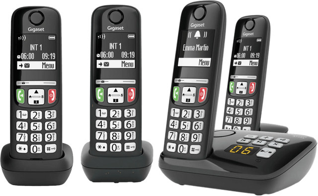 Gigaset A735A Quattro Schnurlos Telefonset in Schwarz - Bild 1