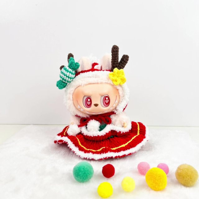 Adoowoo Labubu Puppen-Kleidung, Zubehör, Weihnachten - Bild 1