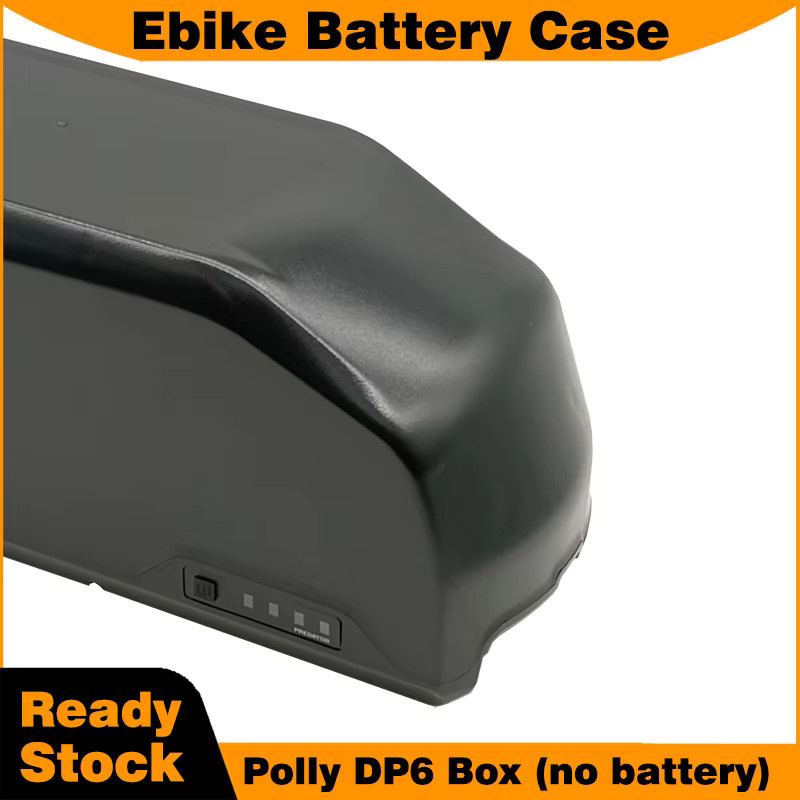 E-Bike Akkugehäuse Polly DP6 für 18650 Akkupacks, 48V/52V, Unterrohr-Stil, Schwarz, Leeres Gehäuse ohne Akku - Bild 3