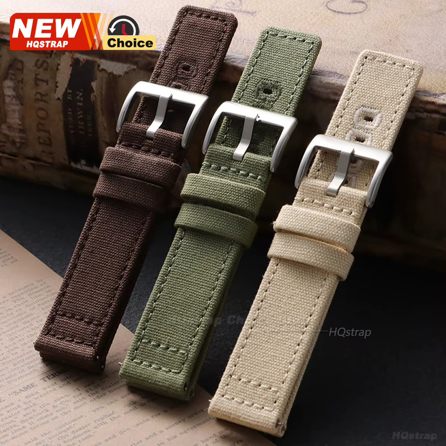 HQstrap Uhrenarmband Nylon-Canvas, Bunt, Unisex - Bild 2