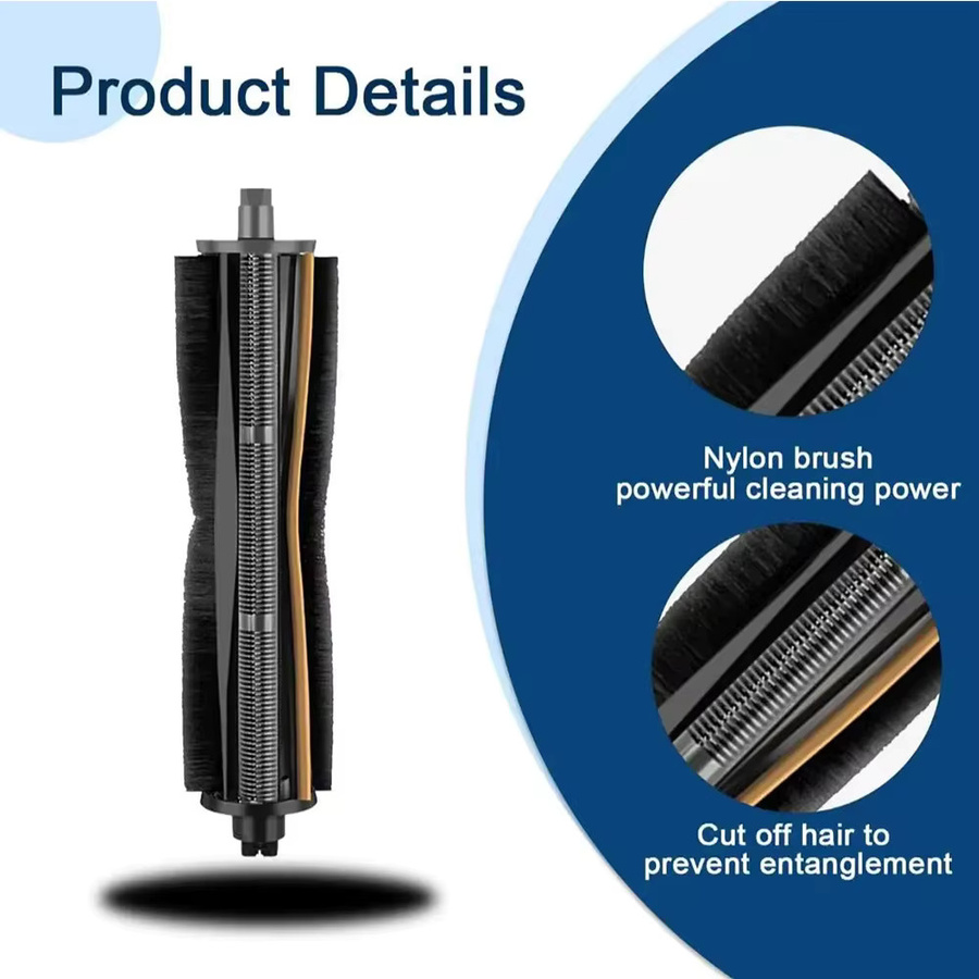 Dreame TriCut-Bürste in Schwarz für X40 Ultra, X30 Ultra, L20 Ultra, L10s Ultra Gen 2, S10 Pro, S20, S20 Pro, X10, X20 Pro und D9 Max Gen2 Modelle - Bild 3