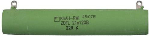 KRAH Hochlast-Widerstand 2.2kOhm mit Lötfahnen 65W 10% in Grün - Bild 1