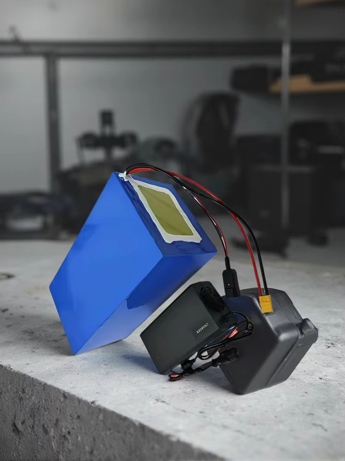 DIXSG Lithium-Ionen-Batteriepack 72V in Blau für Motoren mit 3000W bis 15000W - Bild 2