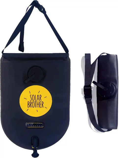 Solar Brother SunWater Solar-Brause Dusche in Schwarz mit 7 l Volumen - Bild 1