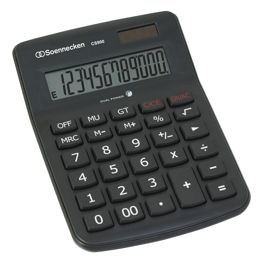 Soennecken Tischrechner CS900 in Schwarz - Bild 2