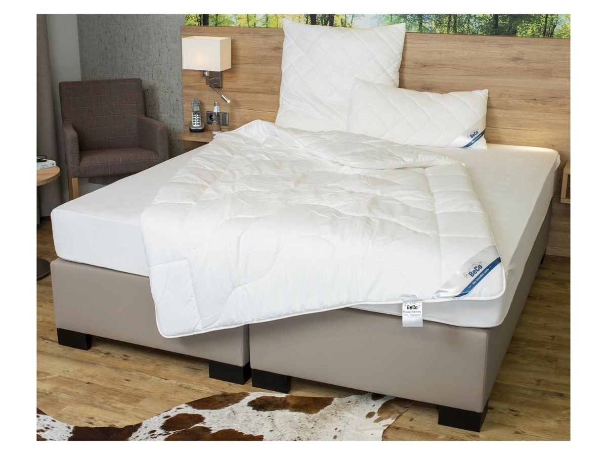 BECO Medibett Sommer-Bettdecke in Weiß, B/T/H: 155 x 220 cm - Bild 2