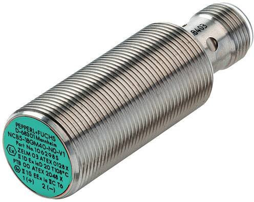 Pepperl+Fuchs Induktiver Sensor NCB5-18GM40-N0-V1 70133057 NAMUR in Silber aus Edelstahl - Bild 1