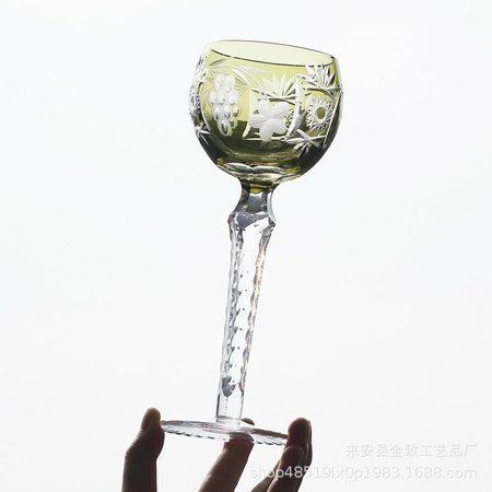Yiran Furniture Kristallglas Weinglas für Rotwein und Champagner in Kugelform