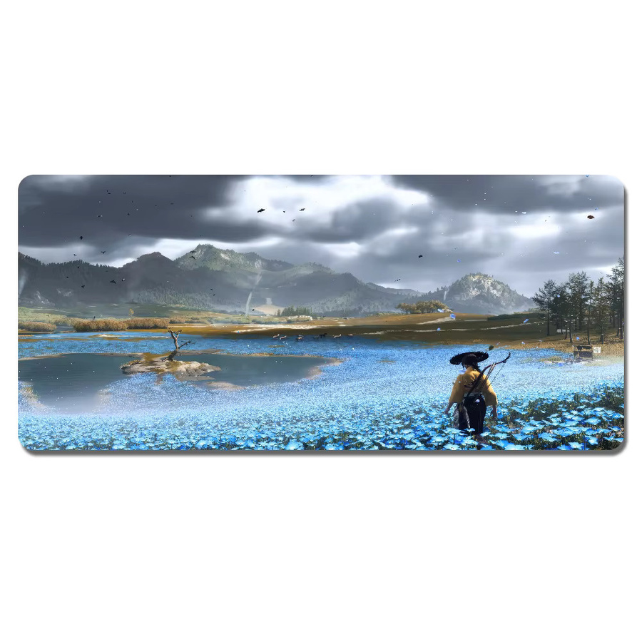 Game Cool G-Ghost of Yotei Gaming Mauspad, rutschfest und verdickt, Multicolor - Bild 6