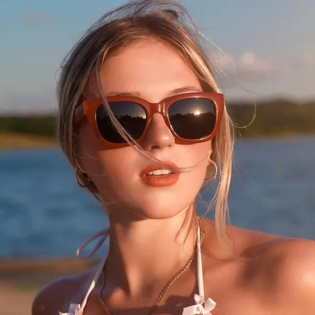 BLUEMOKY Sonnenbrille, hexagonal, Vollrand, Acetat, Damen - Bild 1
