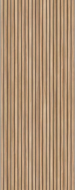 Schulte Duschrückwand DecoDesign Dekor Lärche Japandi vertikal, Farbe Braun, B/H: 125 x 255 cm - Bild 1