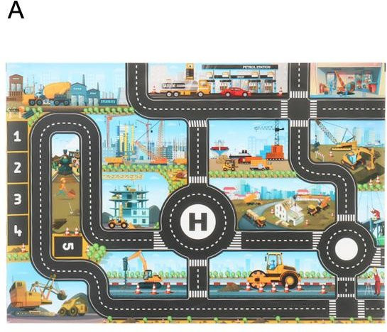 Amusedly Verkehrsspielmatte, faltbare Spielmatte - Bild 1