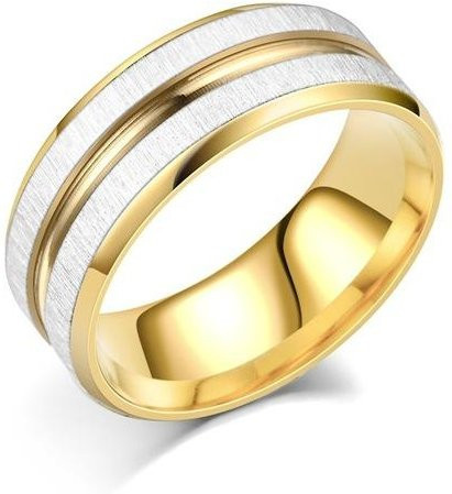POMOiii Ring Edelstahl, matt gebürstet, 8 mm, Unisex - Bild 1