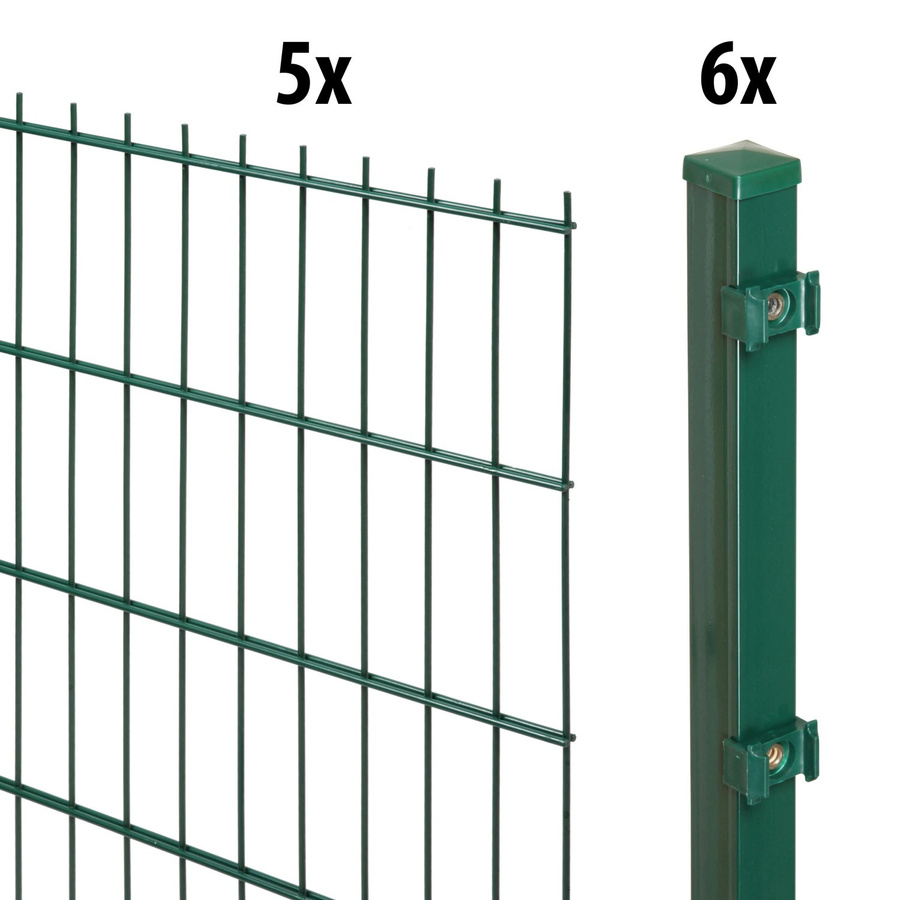 Floraworld Doppelstabmatten-Set Moosgrün, Höhe: 120 cm, Länge: 10 m - Bild 2