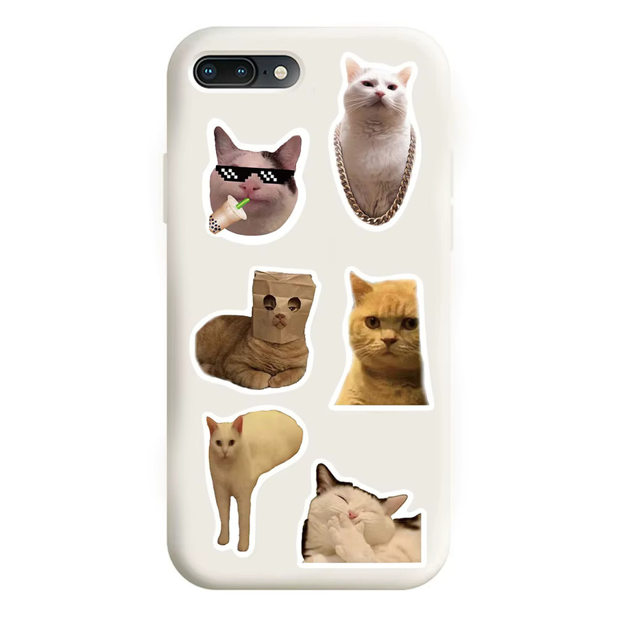 Rspctou Tier-Katzen-Meme Graffiti-Aufkleber, Tiere, Bunt / Mehrfarbig - Bild 3