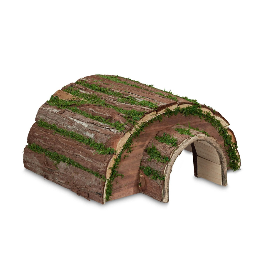 Relaxdays Igelhaus aus Tannenholz in Natur und Braun, B/T/H: 20 x 40 x 42 cm - Bild 2
