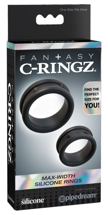 Fantasy C-Ringz 2-teiliges Set Max-Width Silicone Rings, Unisex - Bild 4