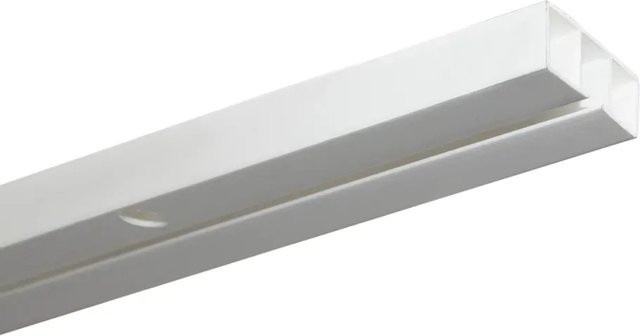 Gardinia Vorhangschiene Slim Line 1-läufig Weiß 300 cm - Bild 1