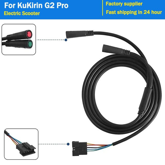 KuKirin G2 Pro Ersatzteil: Integrierter Kabelbaum mit Steuerung und Datenleitung in Schwarz für KUGOO KIRIN Elektroroller - Bild 1