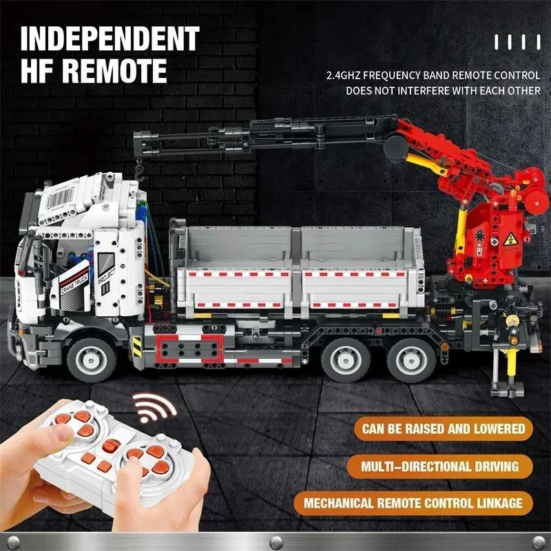 Linyi toy Kran LKW Gebäude Bausteine mit Fernbedienung - Bild 2