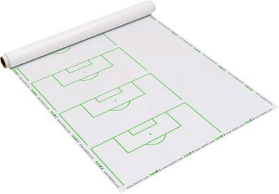 Taktifol Soccer Set Plays Taktikfolie für Fußball-Standards, weiß, Rolle mit 25 Folien, B: 8 cm, H: 6 cm - Bild 1