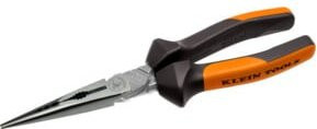 Klein Tools Flachrundzange lang in Orange, VDE 1000 V, Länge: 200 mm - Bild 1
