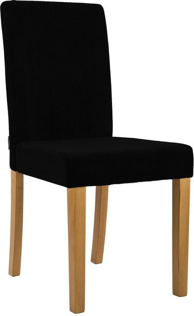 CLP Esszimmerstuhl Ina mit Cordbezug und Holzgestell - Bild 1