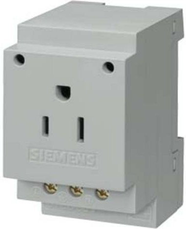 Siemens Steckdose Delta Schalterprogramm in Grau 5TE6804 - Bild 1